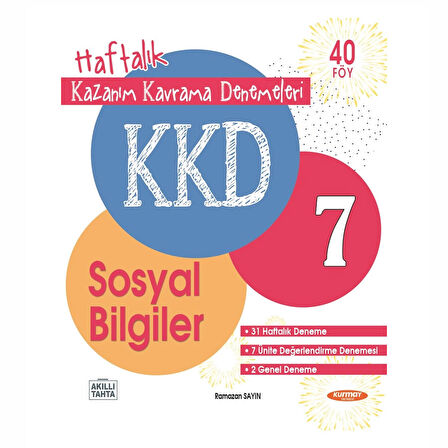 KKD 7. Sınıf Sosyal Bilgiler Haftalık Kazanım Kavrama Denemeleri