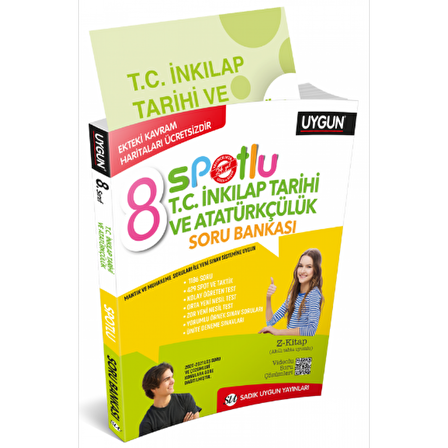 Sadık Uygun 8.Sınıf Spotlu İnkılap Tarihi Ve Atatürkçülük + Kavram Haritaları