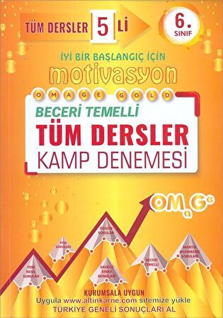 6. Sınıf Omage Gold Tüm Dersler Deneme Sınavı