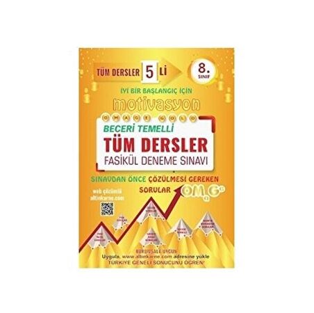 8. Sınıf Omage Gold Tüm Dersler Deneme Sınavı