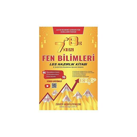 7 Den 8 E LGS Fen Bilimleri Hazırlık Kitabı