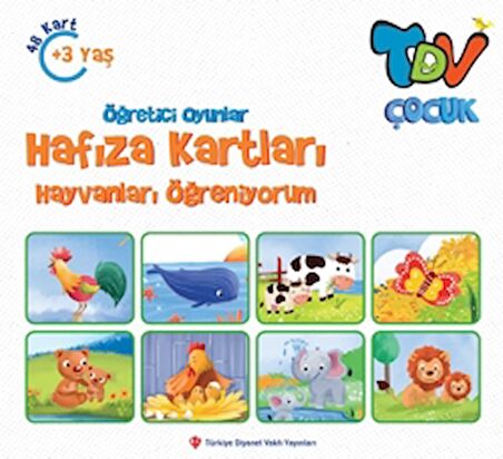 Öğretici Oyunlar Hafıza Kartları Hayvanları Öğreniyorum