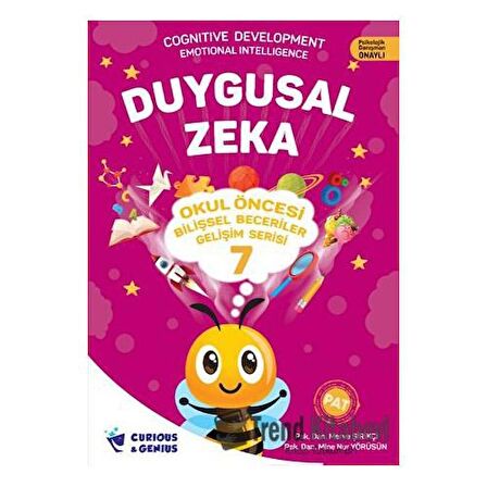 Okul Öncesi Bilişsel Beceriler Gelişim Serisi - Duygusal Zeka Curious and Genius