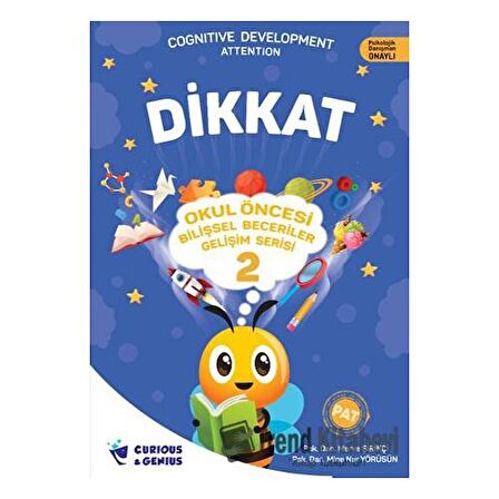 Okul Öncesi Bilişsel Beceriler Gelişim Serisi - Dikkat Curious and Genius