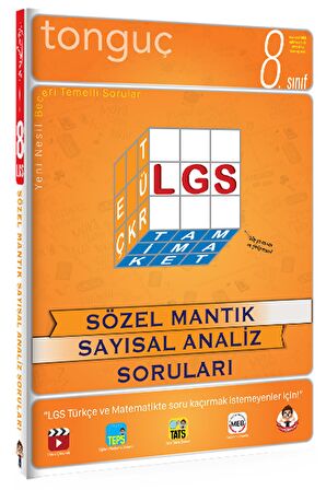 Tonguç 8.Sınıf LGS Sözel Mantık Sayısal Analiz Soruları