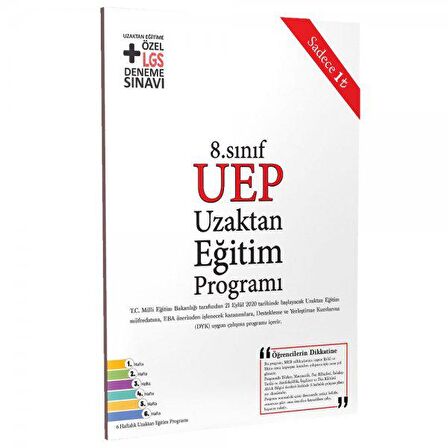 8. Sınıf UEP Uzaktan Eğitim Programı