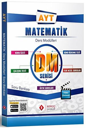 Sonuç AYT Matematik DM Ders Modülleri Soru Bankası