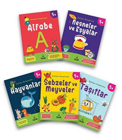 5 Yaş Noktaları Birleştirelim Serisi (5 Kitap Takım)