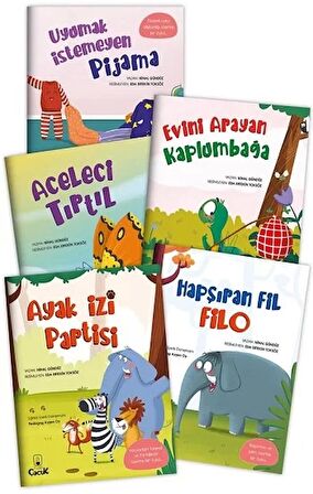 Eğlenceli Hikayelerle Kazanımlar Serisi (5 Kitap Takım)