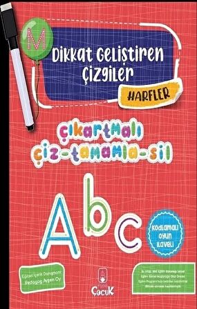 Harfler - Dikkat Geliştiren Çizgiler