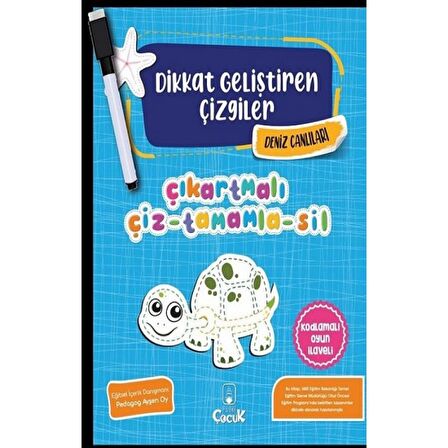 Dikkat Geliştiren Çizgiler-Deniz Canlıları