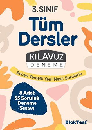 3.Sınıf Bloktest Tüm Dersler Kılavuz Deneme