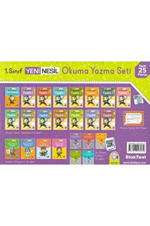 BlokTest Yeni Nesil Okuma Yazma Seti 1. Sınıf (Kutulu)
