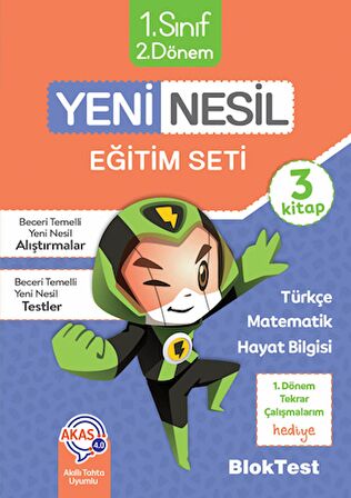 BLOK-YENİ NESİL EĞİTİM SETİ 1.SINIF 2.DÖNEM