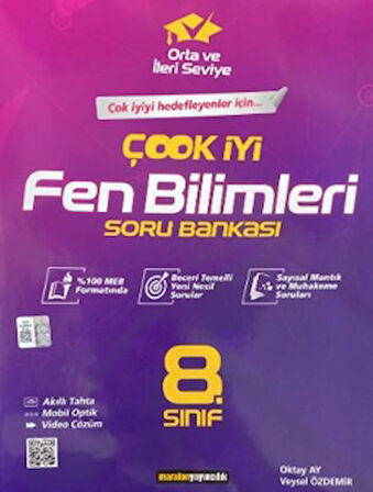8. Sınıf Çook İyi Fen Bilimleri Soru Bankası