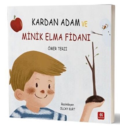 Kardan Adam ve Minik Elma Fidanı