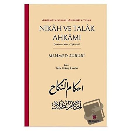 Ahkamü'n-nikah Ahkamü't-talak Nikah ve Talak Ahkamı