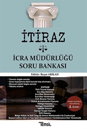 İtiraz İcra Müdürlüğü Soru Bankası