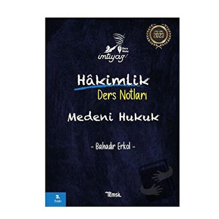 İmtiyaz Medeni Hukuk Hakimlik Ders Notları