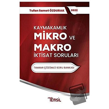 Kaymakamlık Mikro ve Makro İktisat Sorunları