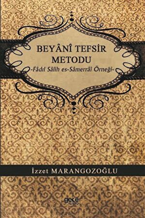 Beyani Tefsir Metodu