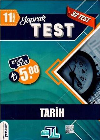 11. Sınıf Tarih Yaprak Test Tümler Yayınları