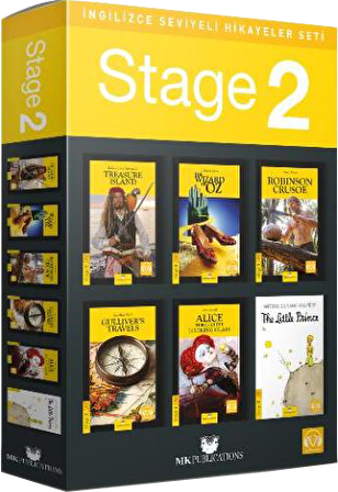 İngilizce Hikaye Seti Stage 2 (6 Kitap Takım)