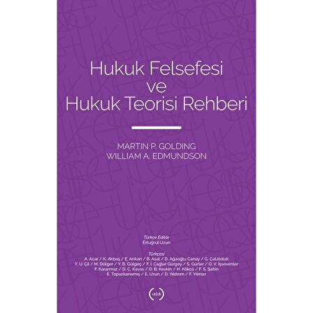Hukuk Felsefesi ve Hukuk Teorisi Rehberi