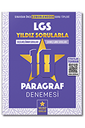 8. Sınıf LGS Paragraf 10 Deneme Yıldız Sorular Yayınları