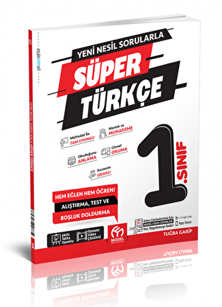 1. Sınıf Yeni Nesil Sorularla Süper Türkçe