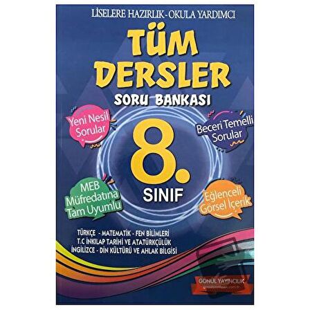 8. Sınıf Tüm Dersler Soru Bankası