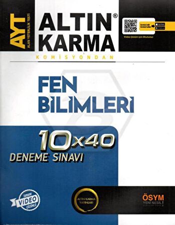 Altın Karma AYT Fen Bilimleri Branş Deneme