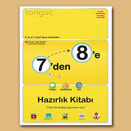 7’den 8’e Hazırlık Kitabı Tonguç Akademi