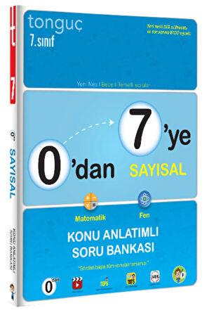 Güncel Baskı 0'dan 7'ye Sayısal Konu Anlatımlı Soru Bankası