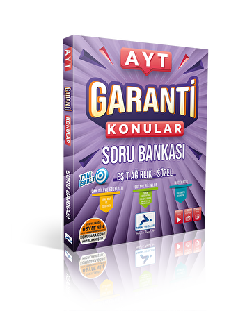 Ayt Garanti Konular Esit Ağırlık Sözel Soru Bankası