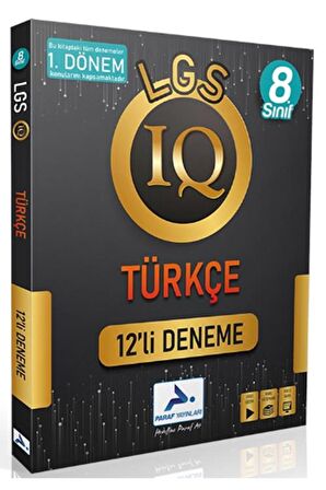 Paraf 8. Sınıf IQ Türkçe 12’ li Deneme 1. Dönem Konuları