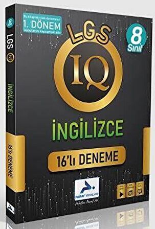 Paraf 8. Sınıfı LGS IQ 1. Dönem İngilizce 16'lı Deneme