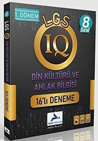 Paraf 8. Sınıfı LGS IQ 1. Dönem Din Kültürü ve Ahlak Bilgisi 16'lı Deneme