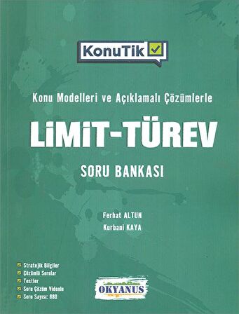 AYT KonuTik Limit - Türev Soru Bankası