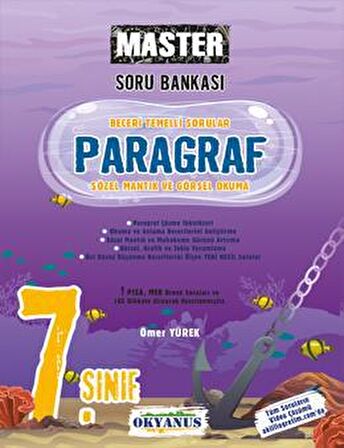 7. Sınıf Master Paragraf Soru Bankası