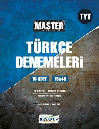 TYT Master 15 Türkçe Denemeleri