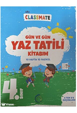 4. Sınıf Gün ve Gün Yaz Tatili Kitabım Okyanus Yayınları