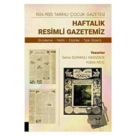 1924-1925 Tarihli Çocuk Gazetesi: Haftalık Resimli Gazetemiz
