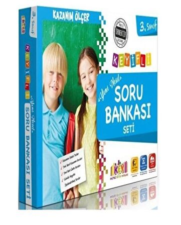 3. Sınıf Keyifli Yeni Nesil Soru Bankası Seti ( 5 Kitap ) Key Yayınları