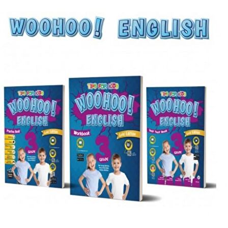 3.SINIF WOOHOO ENGLISH 3 KİTAP(PRACTICE BOOK+WORKBOOK+UNIT TEST BOOK)