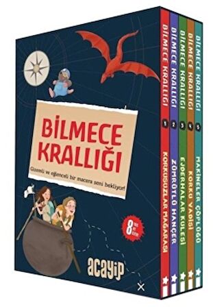 Bilmece Krallığı Seti - 5 Kitap Takım - Kutulu