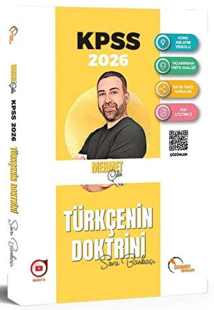 Doktrin 2026 KPSS Türkçenin Doktrini Soru Bankası Çözümlü