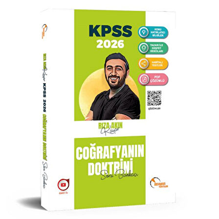 Doktrin Yayınları 2026 KPSS Coğrafya Soru Bankası