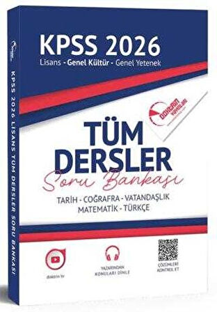 Doktrin Yayınları 2026 Kpss Genel Kültür Yetenek Tüm Dersler Tek Kitap Soru Bankası