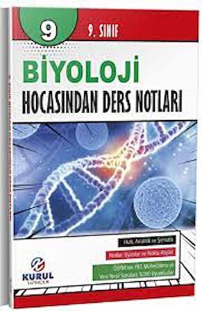 9.Sınıf Biyoloji Hocasından Ders Notları Kurul Yayıncılık